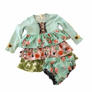 Matilda Jane Joanna Gaines Teal Floral Seedling